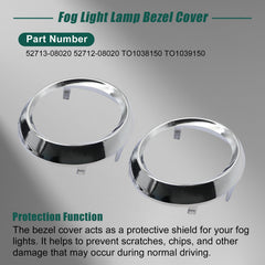 Chrome trim ring detail by FZJDSD for precise fitment
