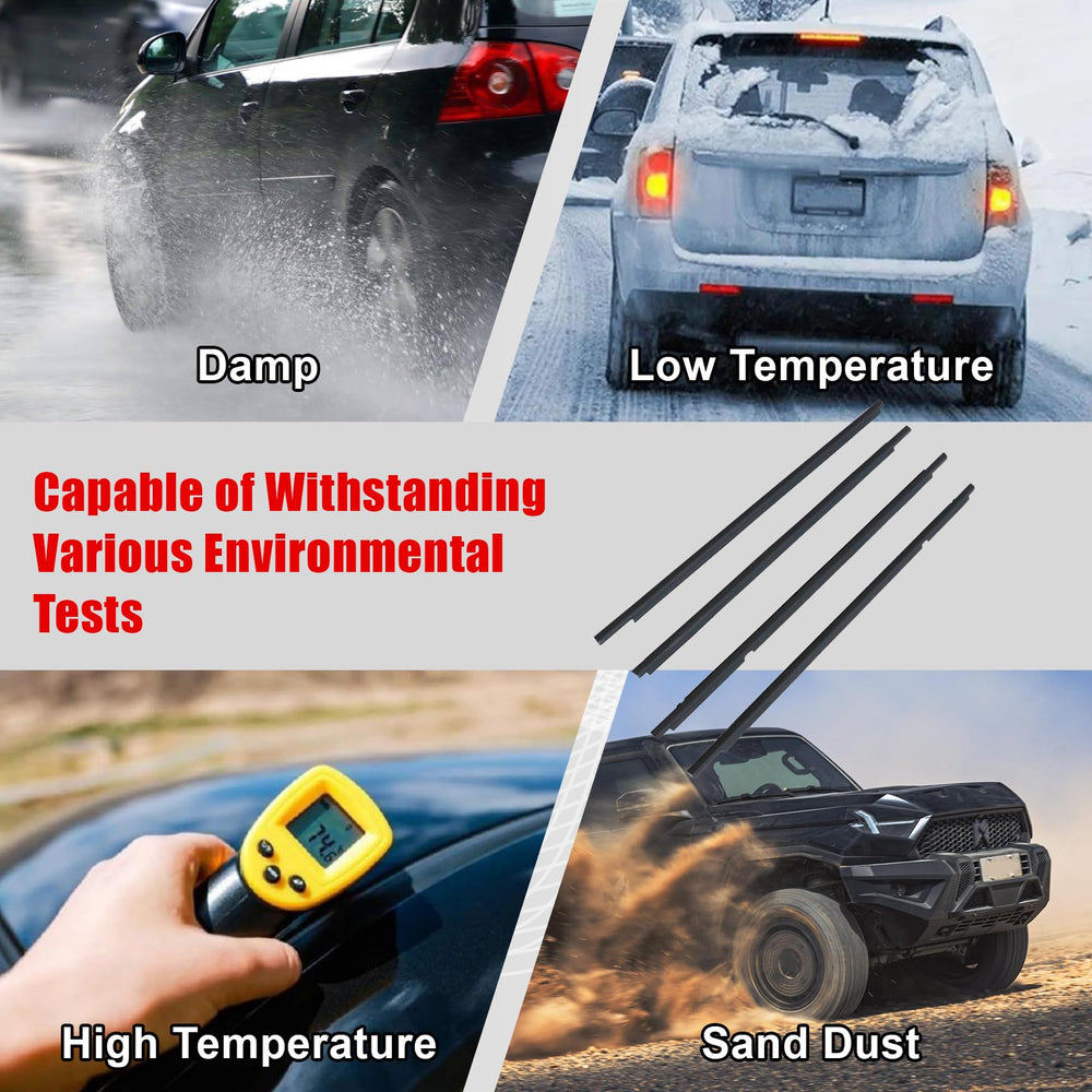 FZJDSD Corolla weatherstrip OEM-fit aligns precisely with factory grooves.