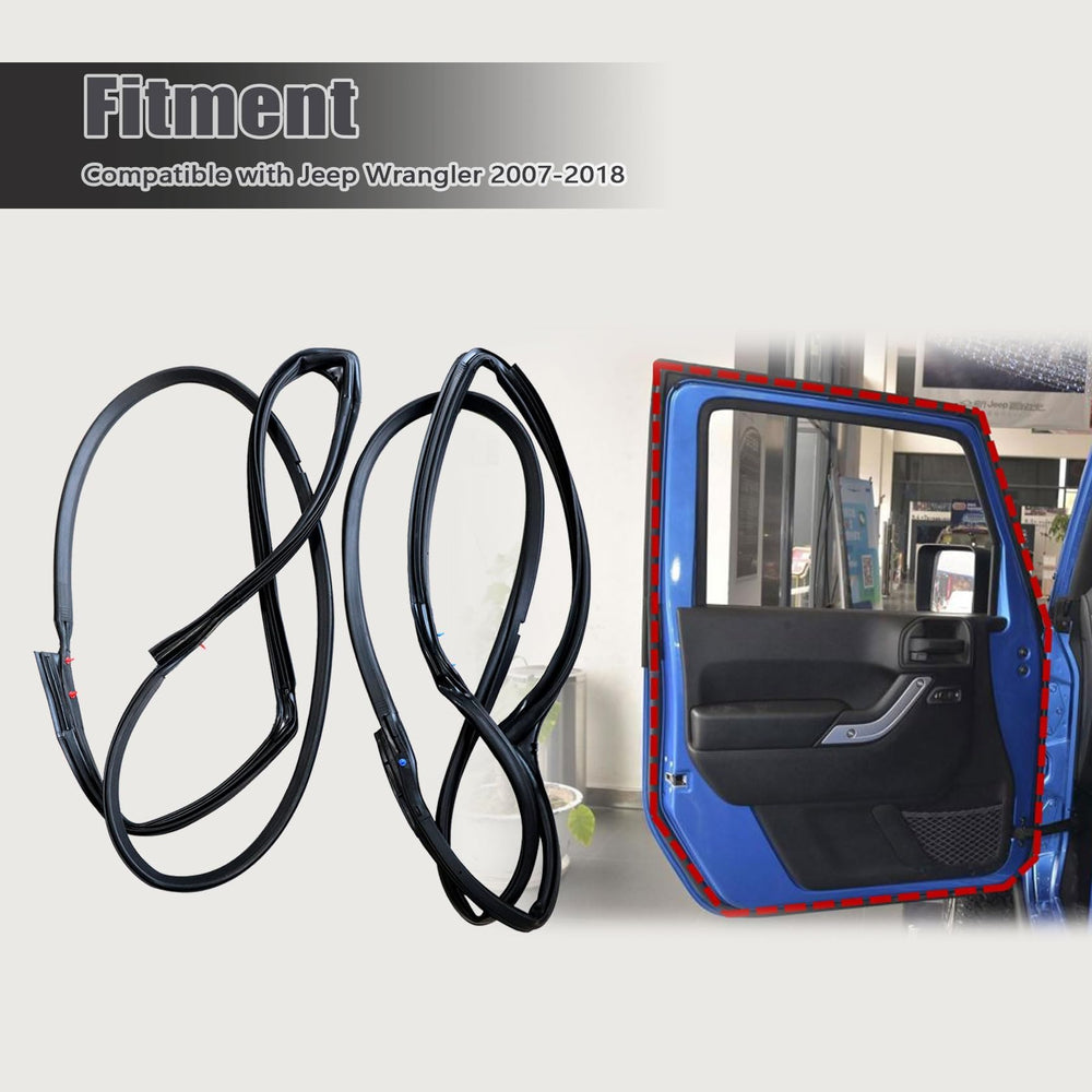 FZJDSD driver-side door seal demonstrates tight seal and reduced air intrusion