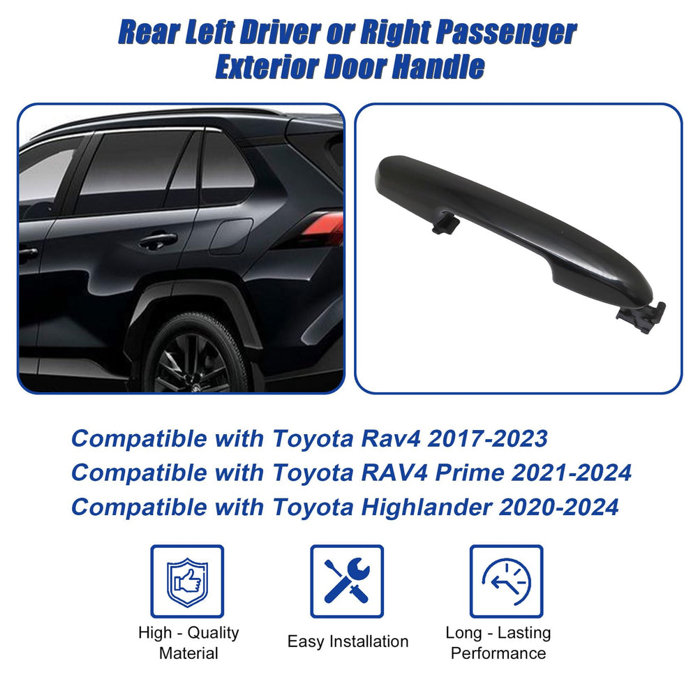FZJDSD Rav4 Prime left exterior door handle—fits 2021-2024 for easy installation.