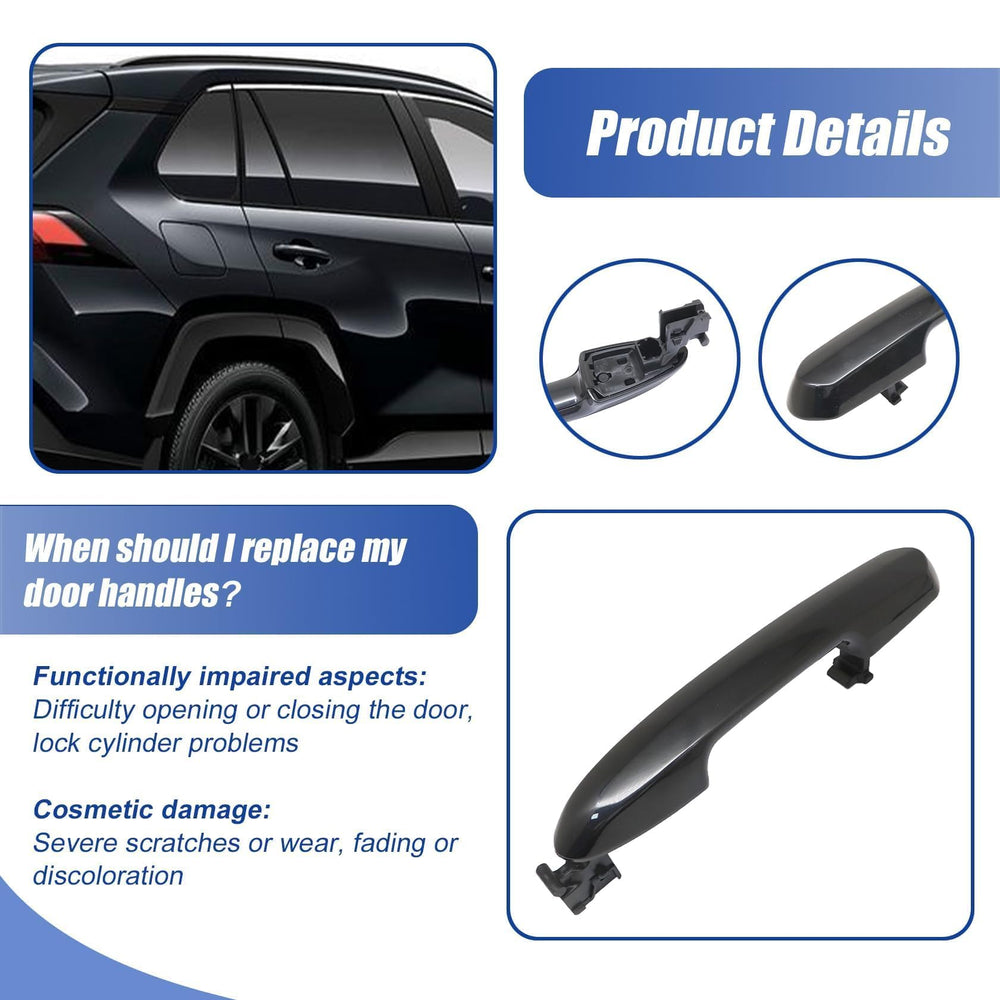 FZJDSD Rav4 Prime right exterior door handle—durable exterior replacement.
