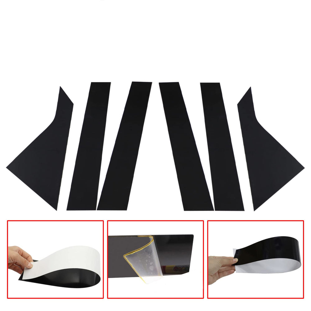 FZJDSD glossy black window trim enhances exterior finish and durability
