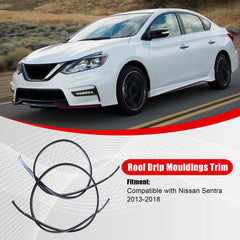 FZJDSD right roof drip molding for Nissan Sentra improves edge sealing and appearance.