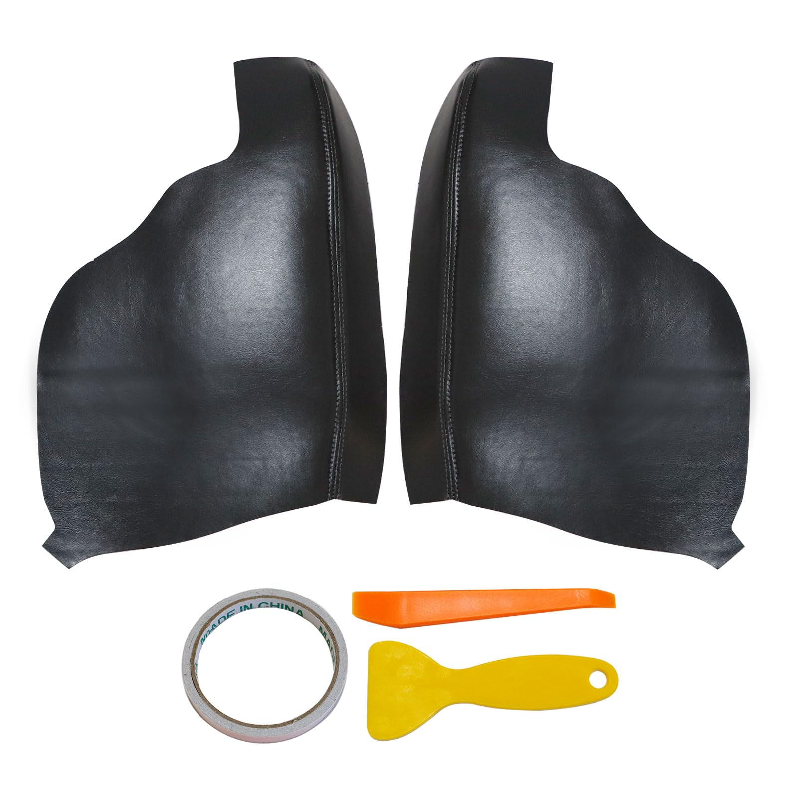 FZJDSD two-piece armrest set installed on a car door panel.