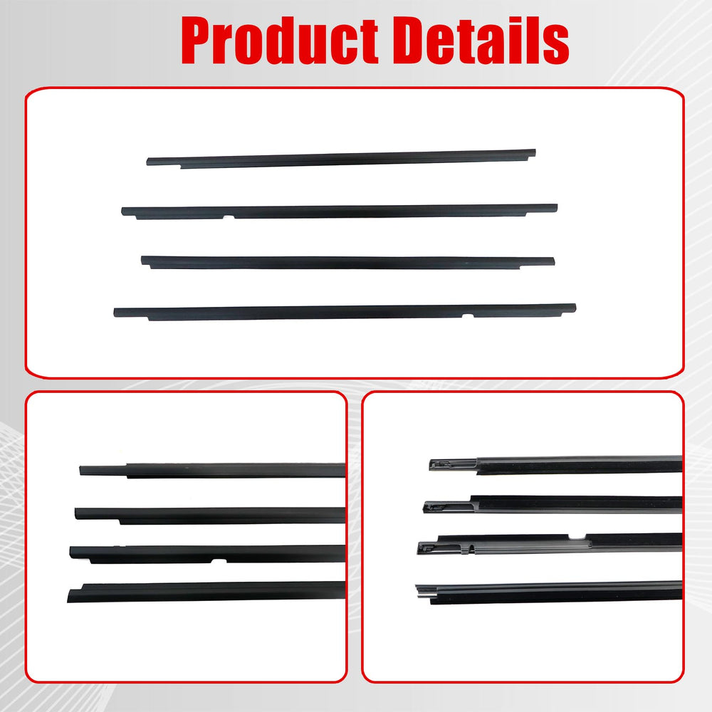 FZJDSD weatherstrip during rain reduces wind noise and drafts.