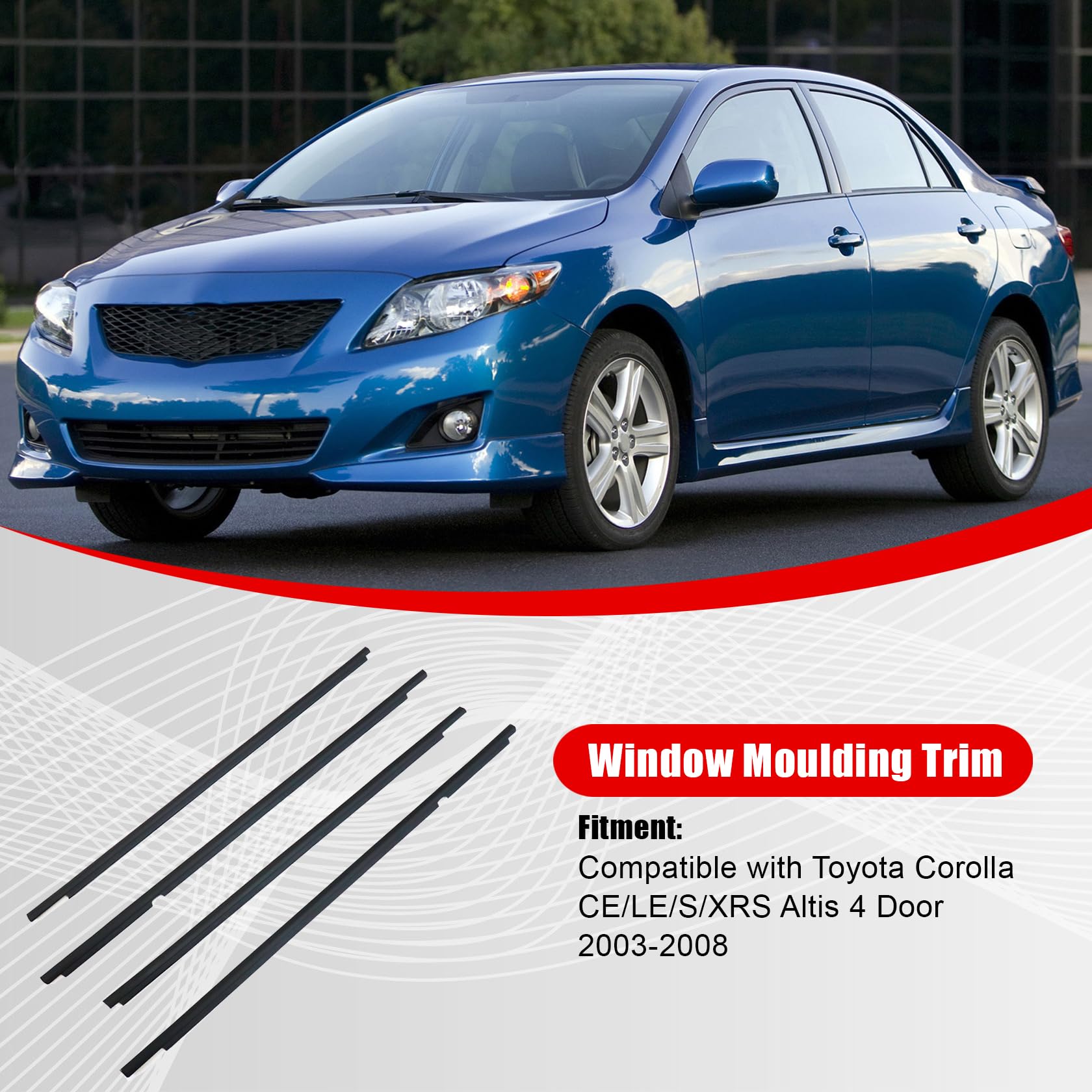 FZJDSD weatherstrip closeup shows durable rubber material for lasting performance.