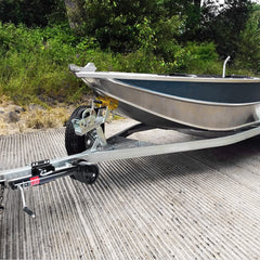 FZZD trailer jack demonstrates lift range from 25.5 to 37.8 inches
