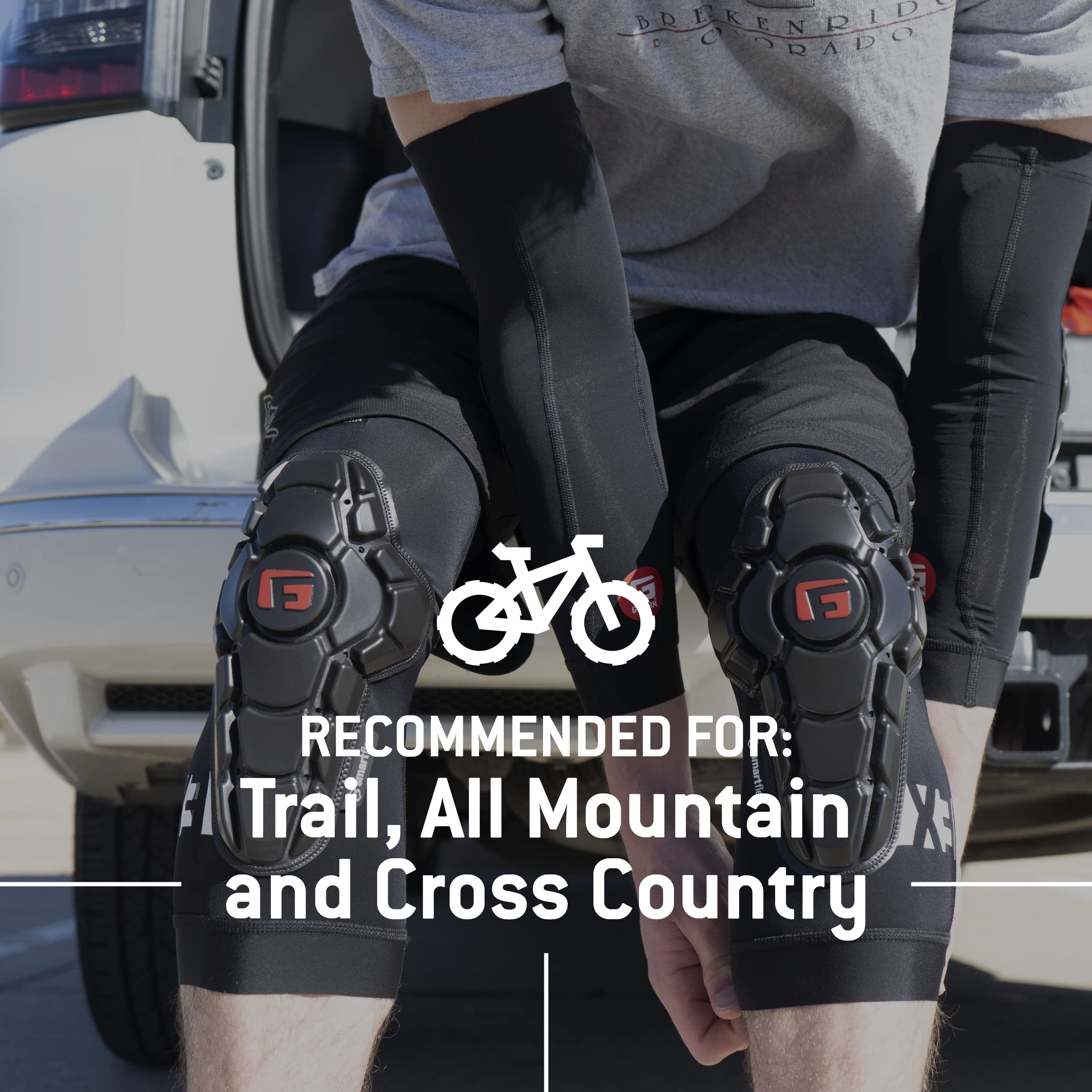 G-Form Pro-X3 knee guards are machine washable for easy cleaning after muddy rides