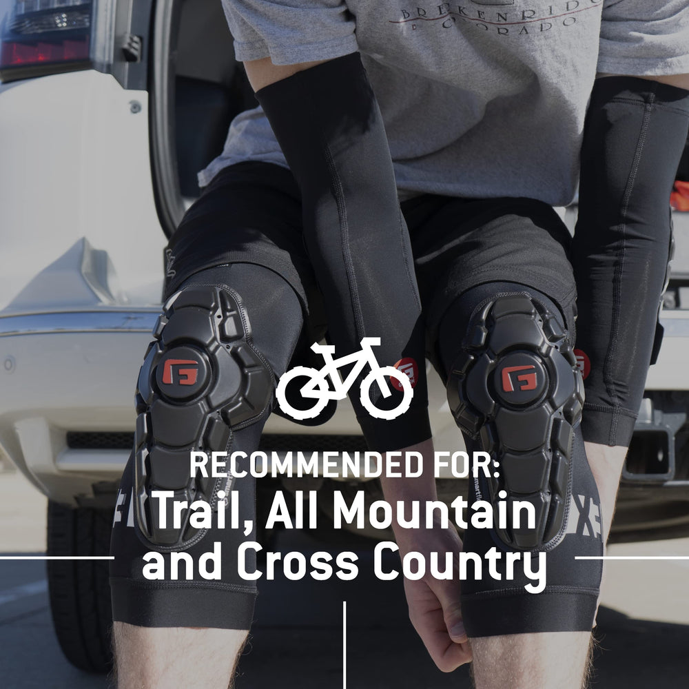 G-Form Pro-X3 knee guards are machine washable for easy cleaning after muddy rides