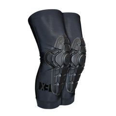 G-Form Pro-X3 knee guards worn during mountain biking for flexible protection