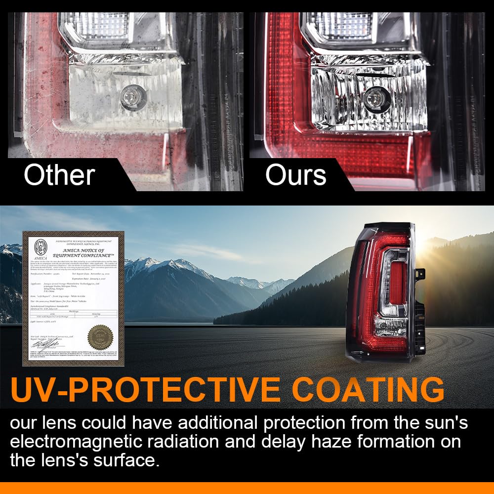 G-PLUS LED Bar tail light SAE/DOT approved for safe street use