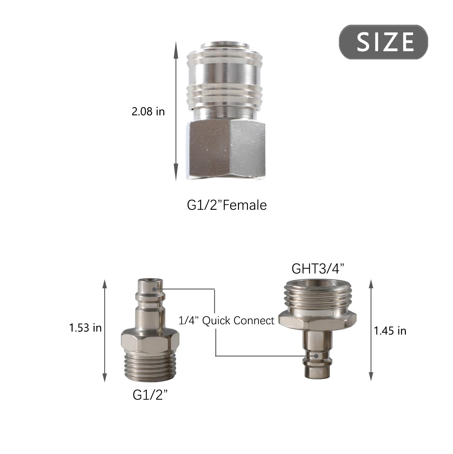 G-Sunny outdoor-water use made easier with easy-installation quick-connect for RVs.