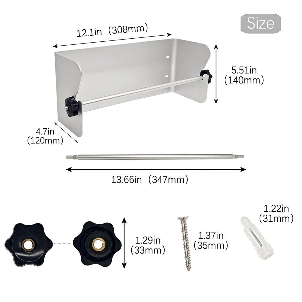 G-Sunny mounted in a trailer keeps towels within reach and space tidy