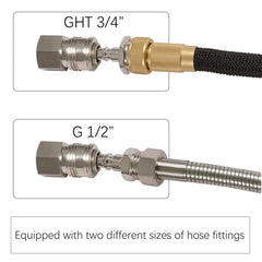 G-Sunny quick-connect male plug demonstrates plug-and-play design for leak-free setup.