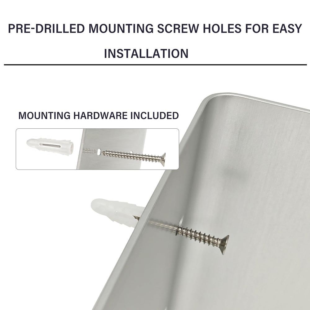G-Sunny includes screws and wall anchors for simple installation