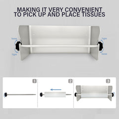 G-Sunny 12-inch length holds standard rolls for easy dispensing