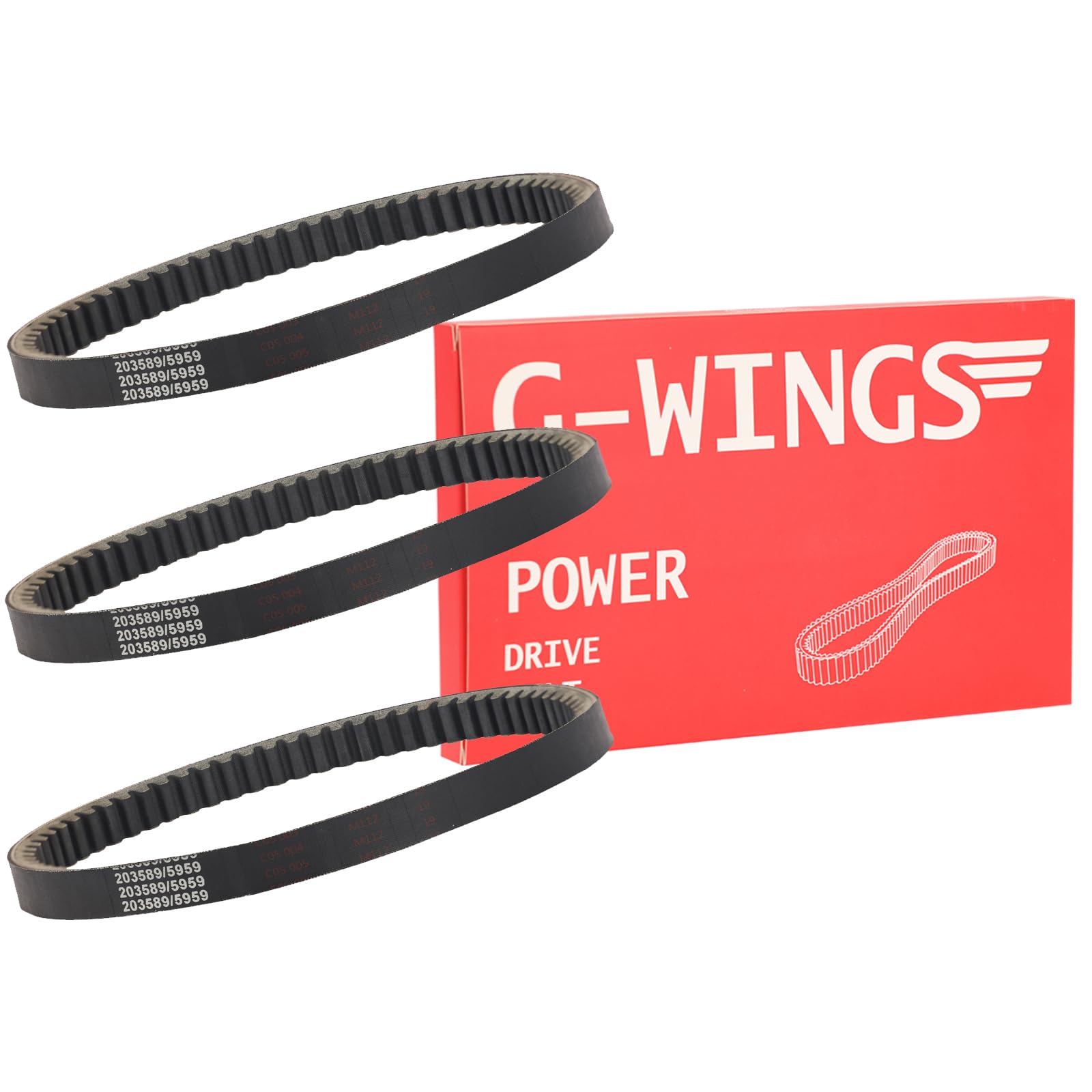 G-WINGS 30-series belt for Manco 5959, durable torque converter drive belt