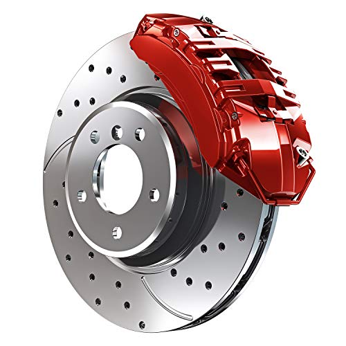 G2 finished red brake caliper with high-gloss look after curing.