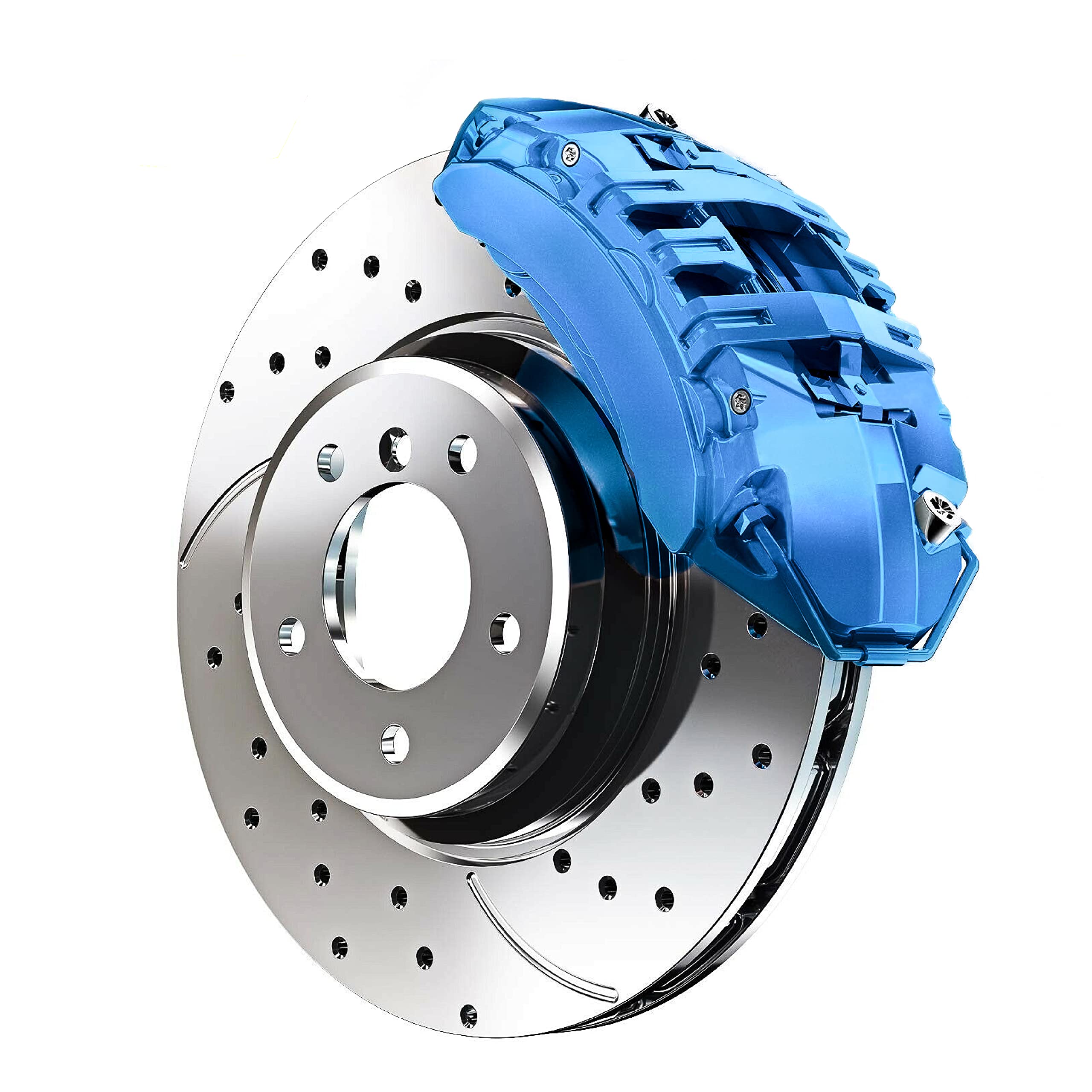 G2 Hawkins Blue high-temp brake caliper paint kit shown for durable finish