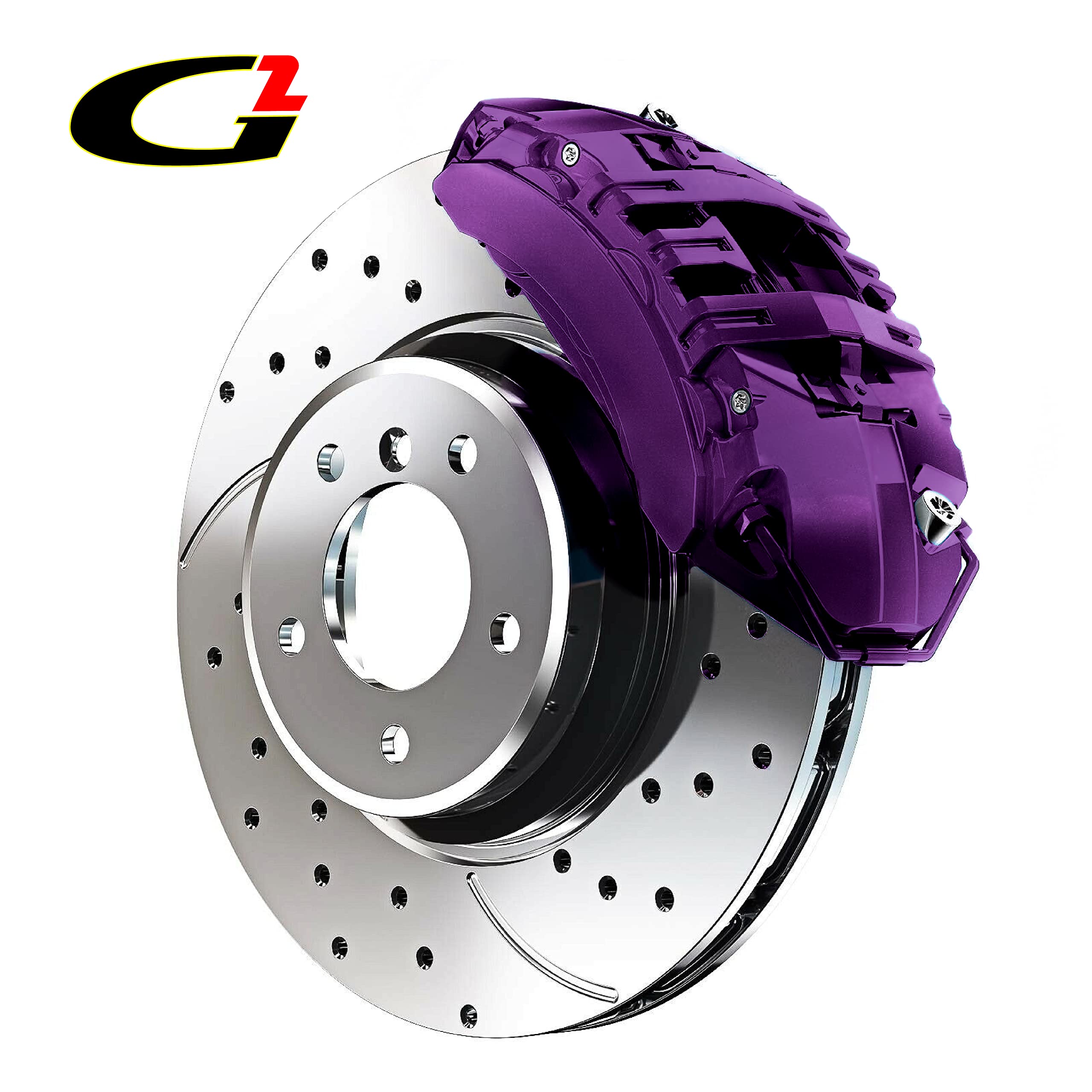 G2 purple gloss brake caliper paint kit provides heat-resistant color for calipers