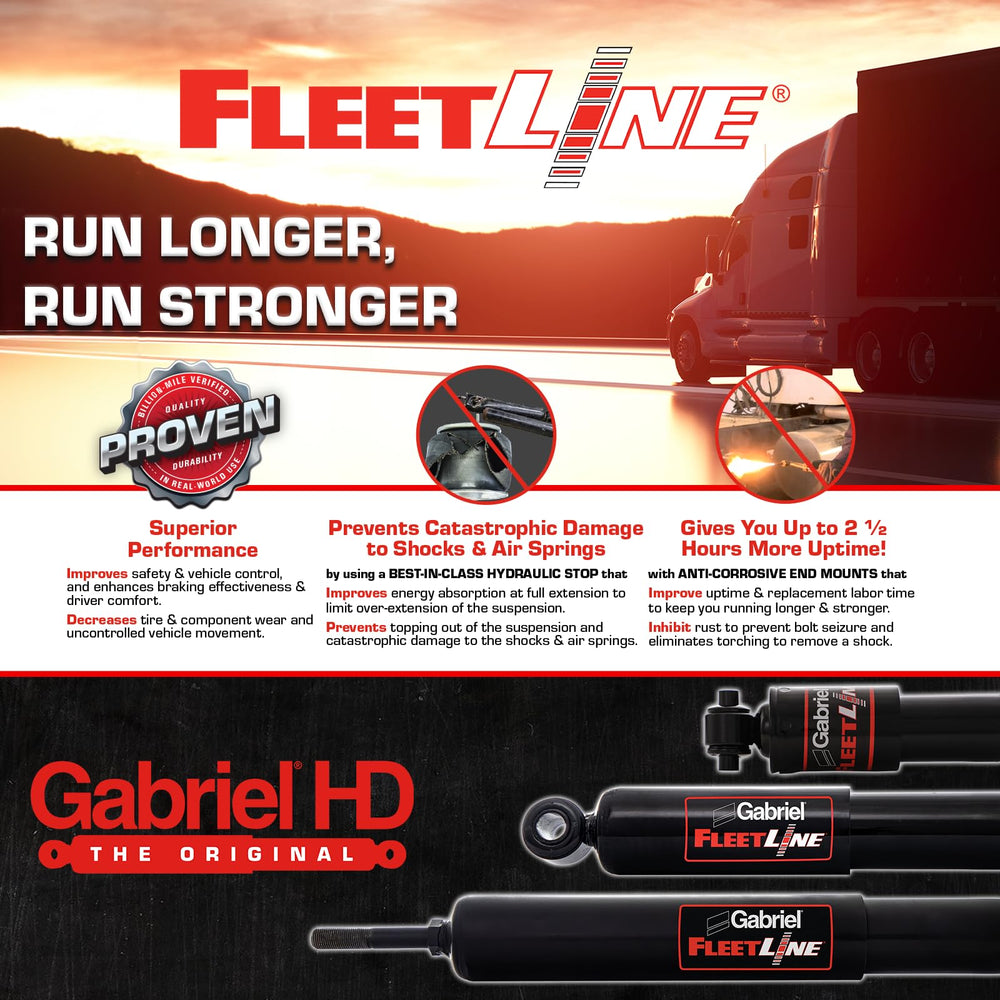 Gabriel FleetLine 83038 anti-corrosion end mounts fight rust