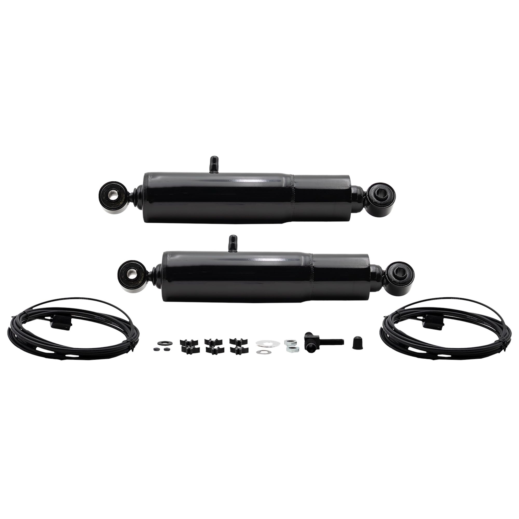 Gabriel Hijackers rear adjustable air shocks for towing with leveling advantage