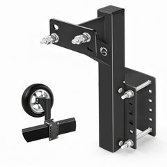 GADFISH elevated 17-inch spare tire mount reduces scratches while keeping tire accessible.
