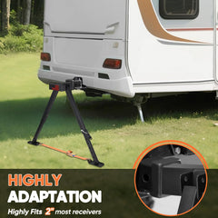 GADFISH foldable rv stabilizer enables compact storage after travel.