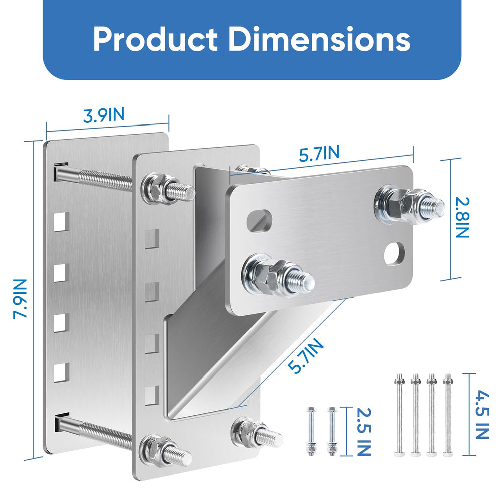 GADFISH wide compatibility fits 4, 5, and 6 lug patterns for versatile trailers.