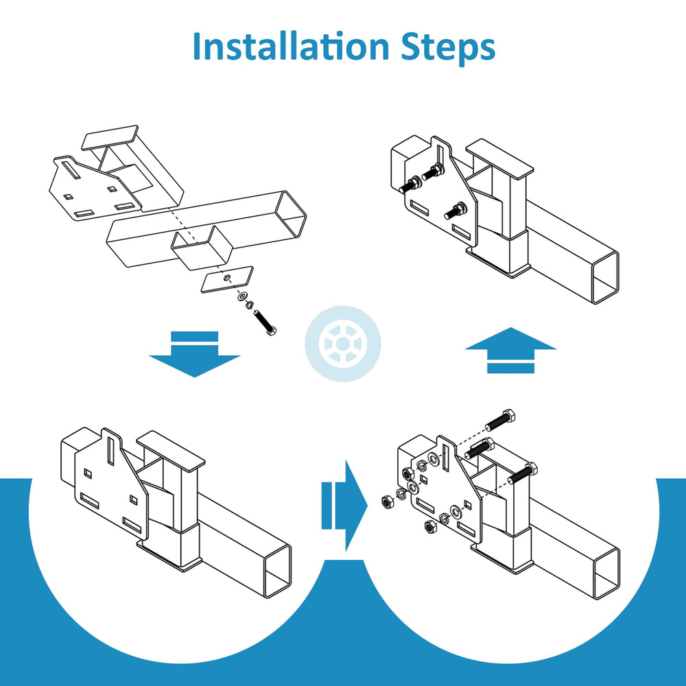 GADFISH 18-month warranty supports reliable spare tire mounting.