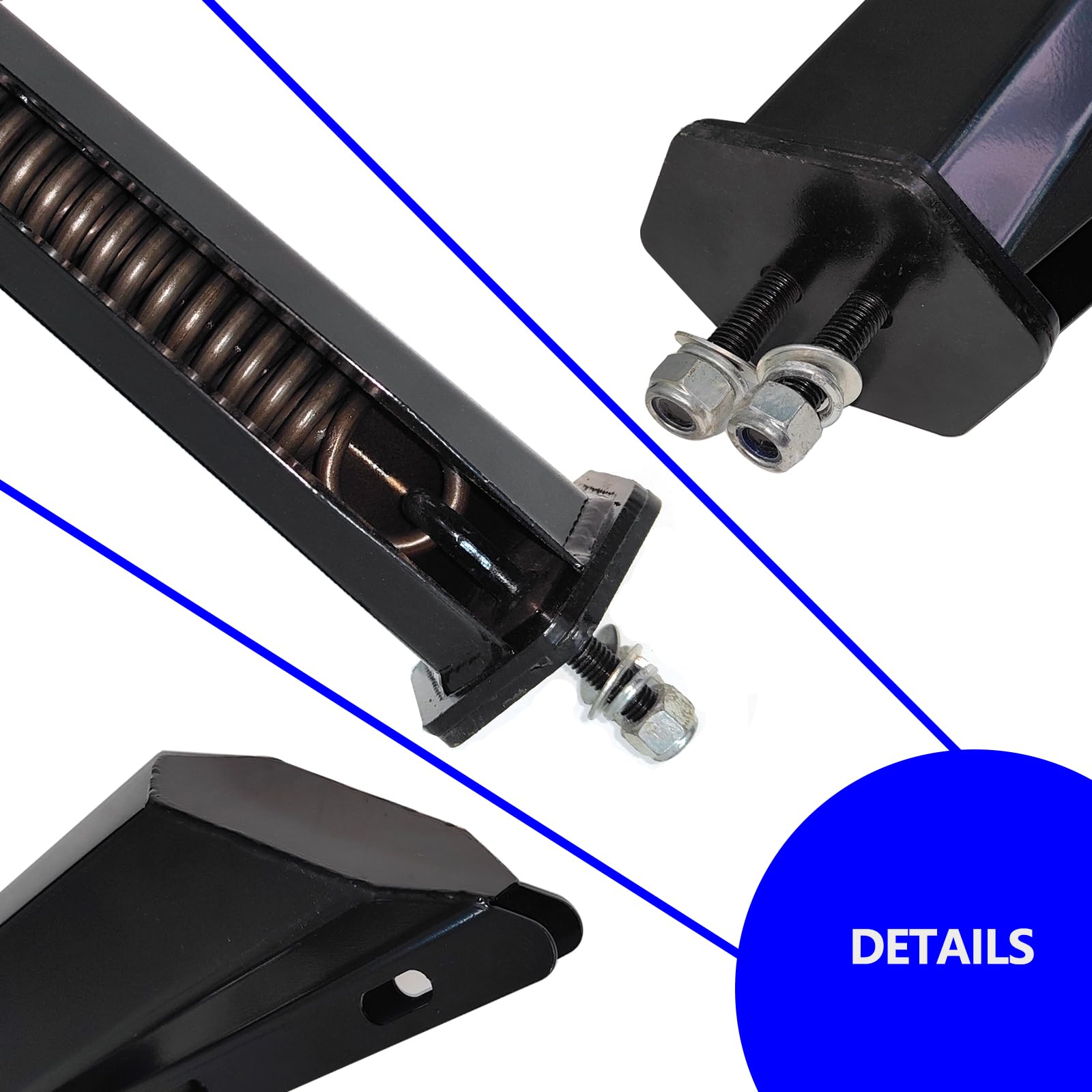GaeaAuto closed-end mudflap hanger helps keep flaps in place.