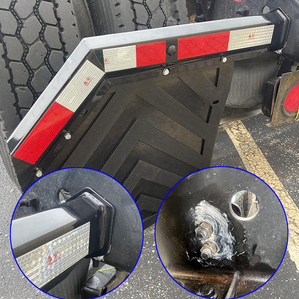 GaeaAuto heavy-duty steel with black coat resists rust in harsh weather.
