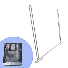 GaeaAuto mud flap bracket assembly showing chrome finish