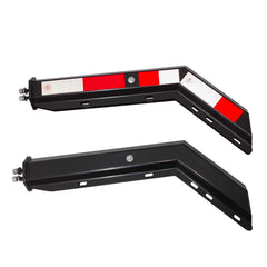 GaeaAuto spring-loaded mudflap hanger, left and right pair for quick installs.