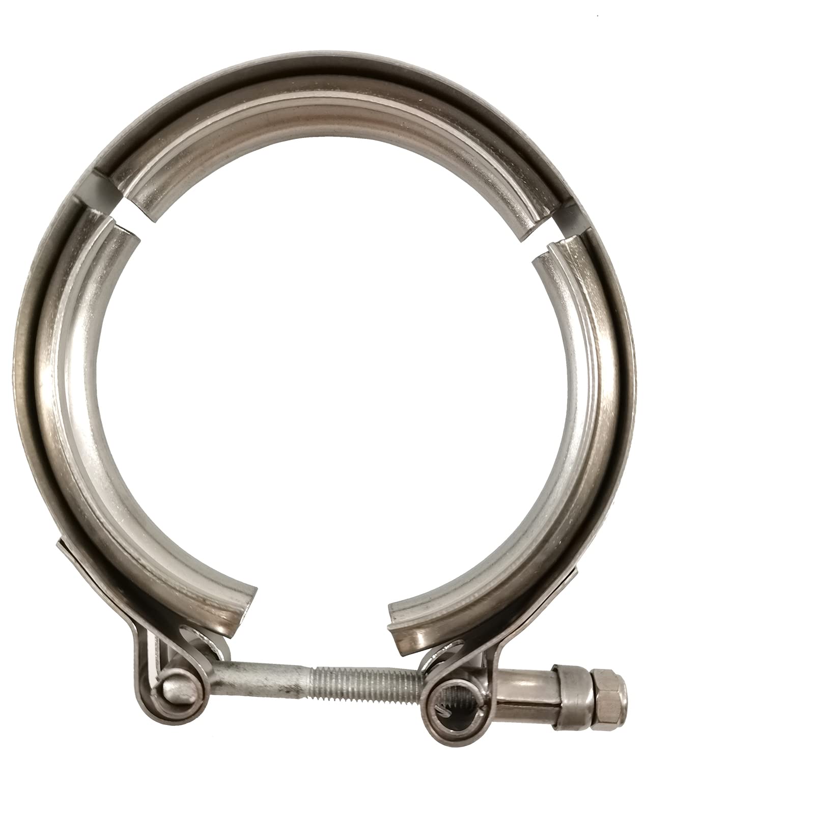 GaeaAuto t-bolt v-band clamp installation detail for quick removal of intercooler pipes.