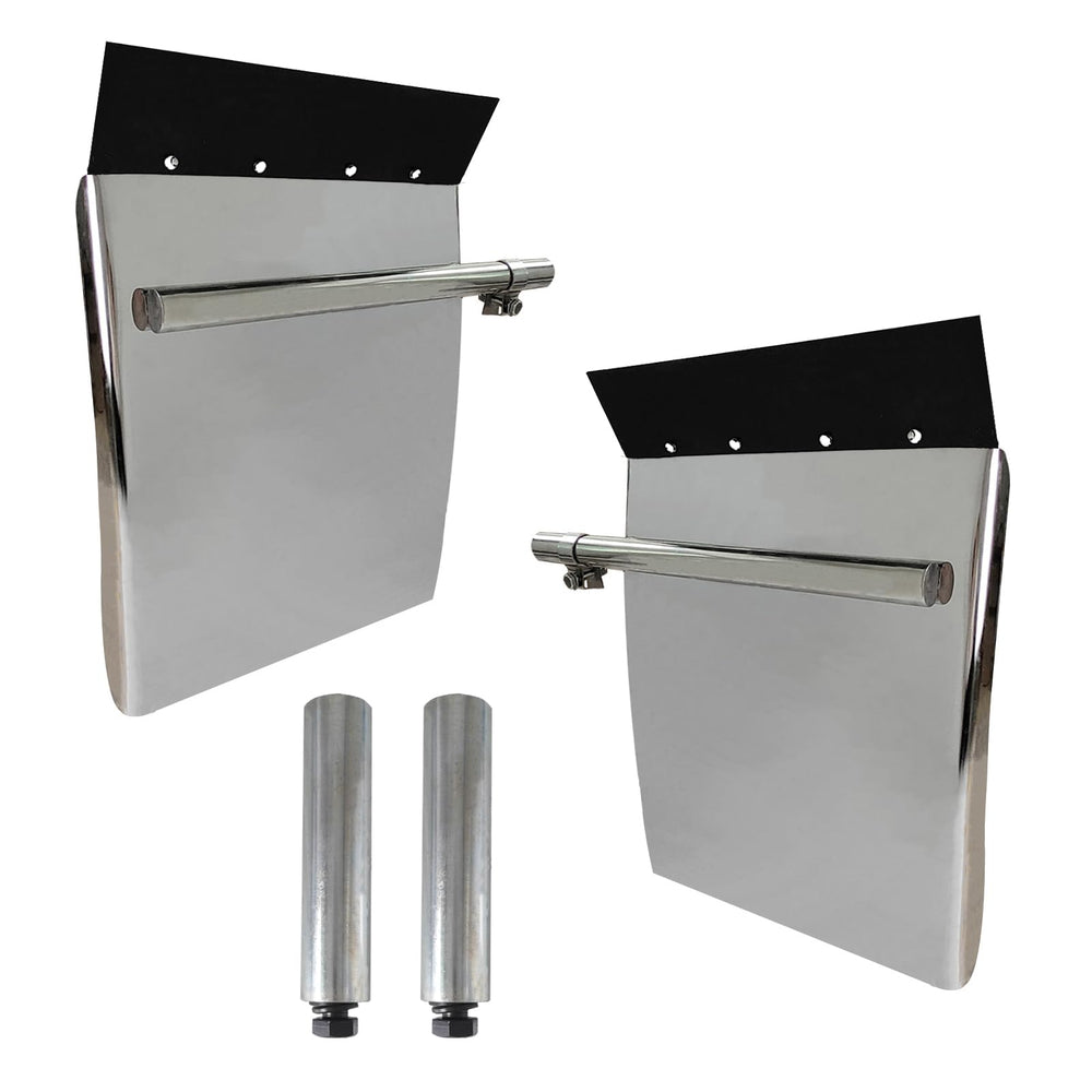 GaeaAuto 24x29 quarter fender left side shields against road debris.