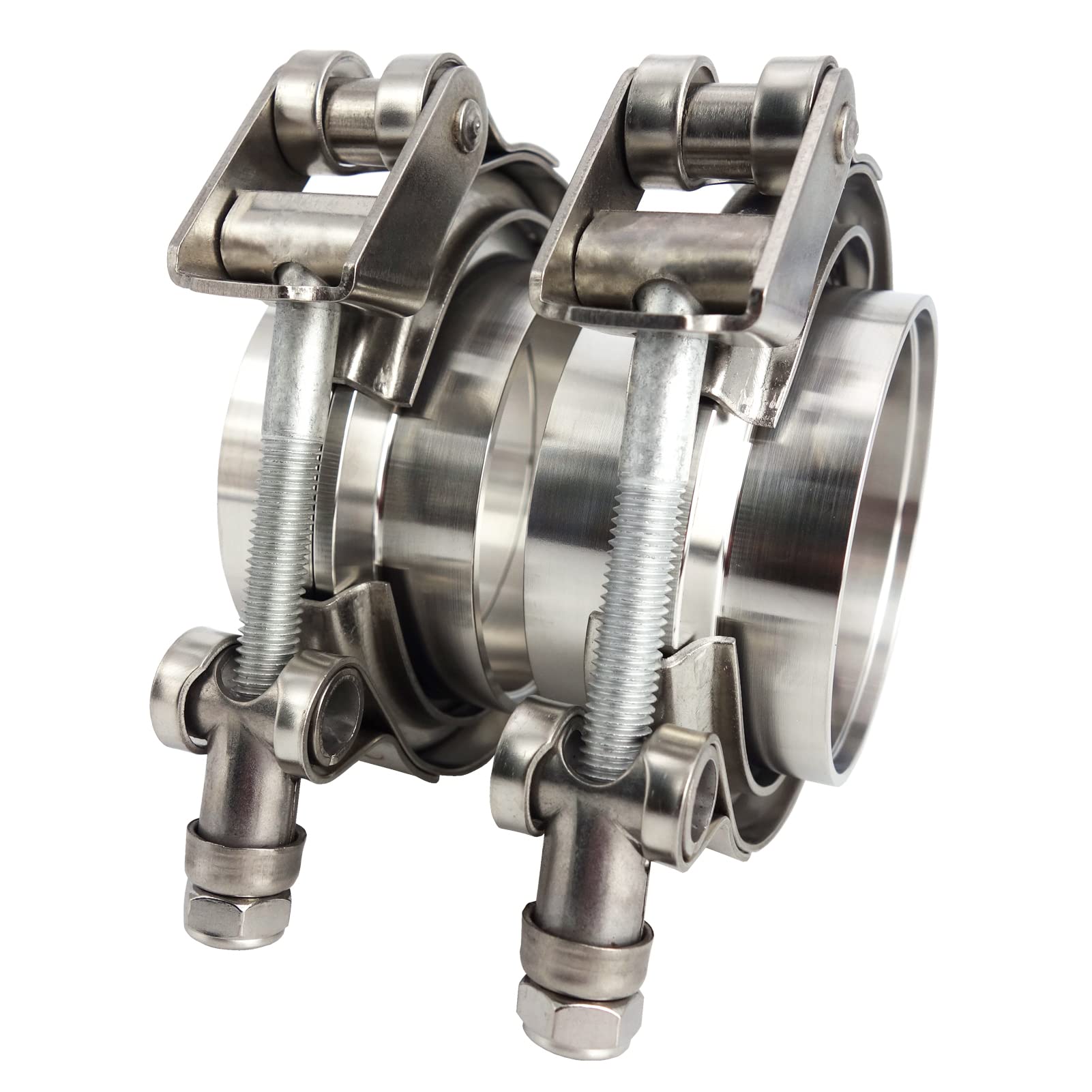 GaeaAuto quick-release V-band clamp for 2.5-inch piping enables fast connect and release