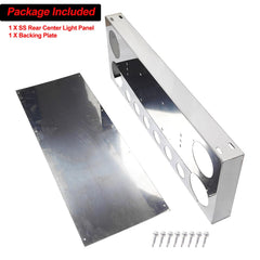 GaeaAuto rear center panel with 2x2 cutouts adds compact lighting options.