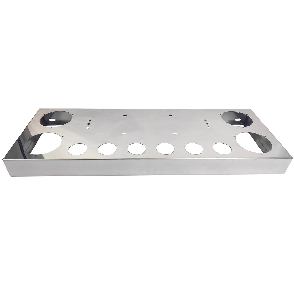 GaeaAuto tail light panel with 4x4 cutouts for versatile lighting on a semi truck.