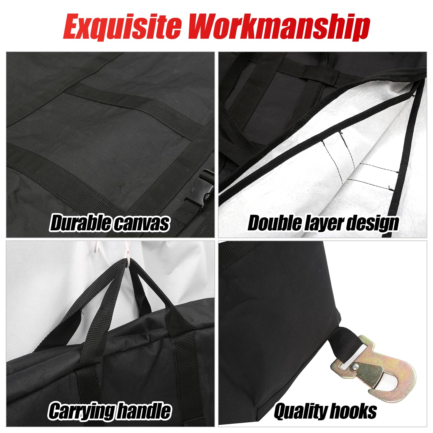 GafeSkui plush lining guards against scratches on storage.