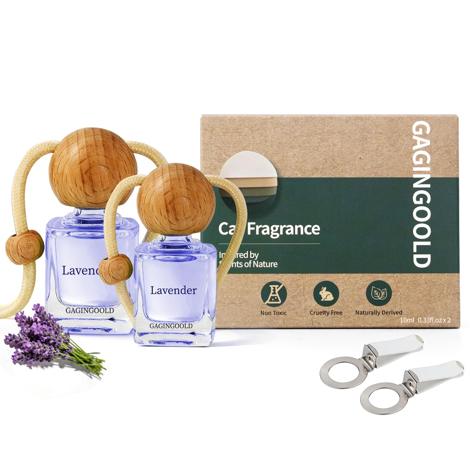 GAGINGOOLD Lavender car air freshener pack ready for the car interior