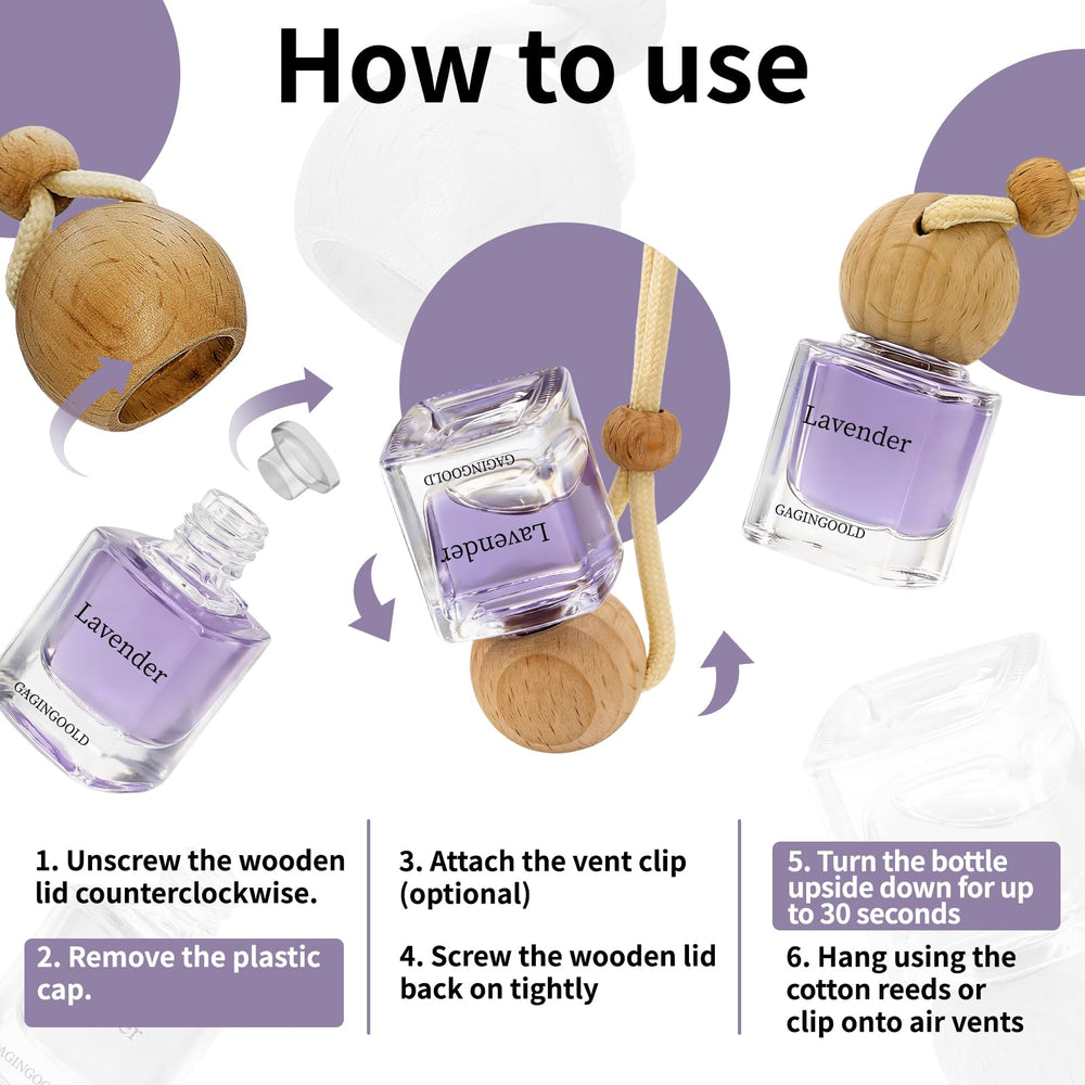 GAGINGOOLD Leak-proof insert keeps car fragrance mess-free