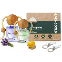 GAGINGOOLD Lavender Lemongrass Diffuser Pack on display for car and home fragrance