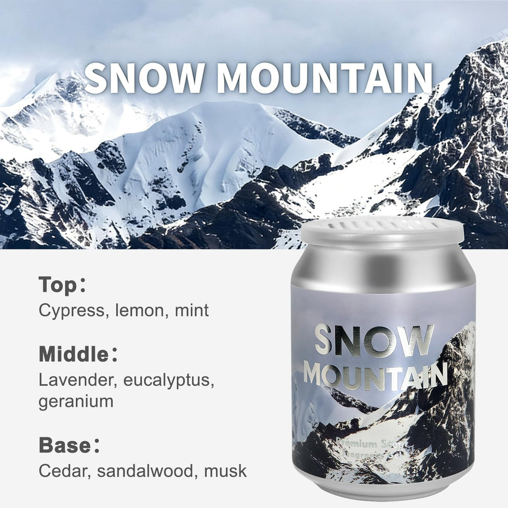 GAGINGOOLD Snow Mountain in cup holder delivers steady fragrance for car cabins.