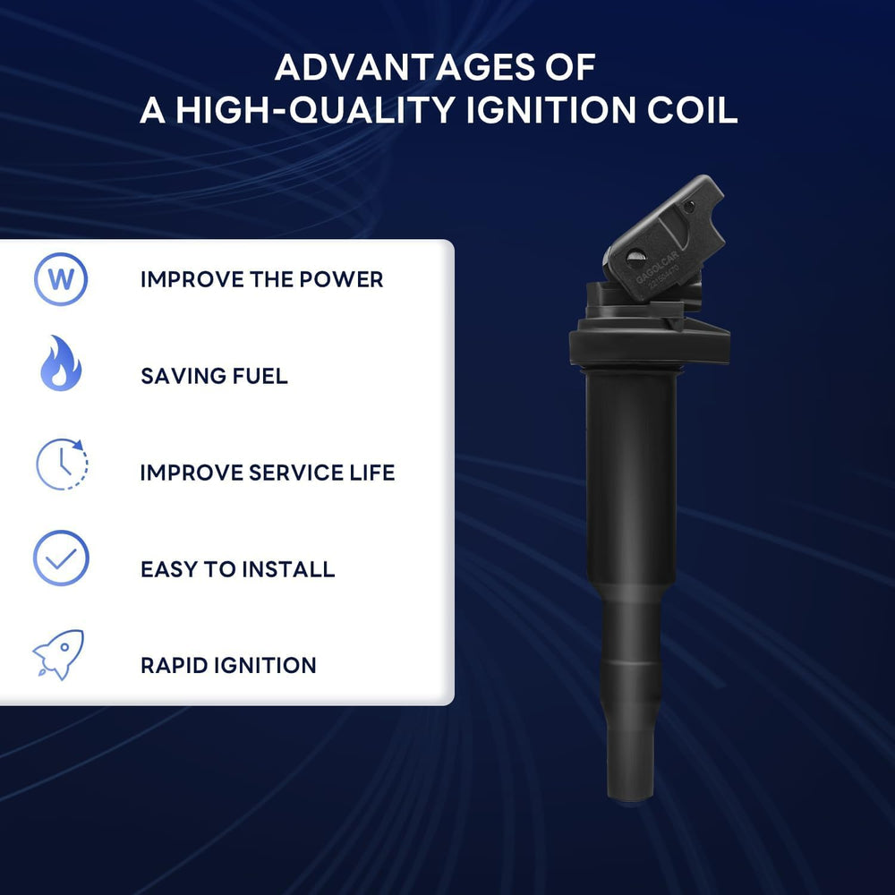 GAGOLCAR spark plugs set image, complete kit to support smooth starts and reliable ignition.