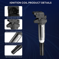 GAGOLCAR full kit in box shows ignition coils and spark plugs for easy installation.
