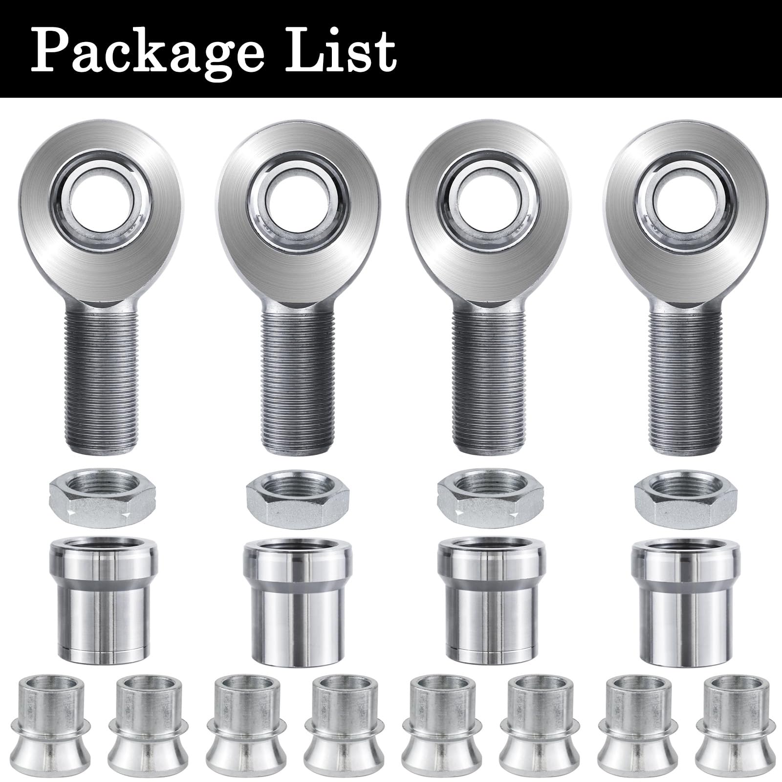 GaiRen right-hand thread Heim joint image for adjustable steering linkages.