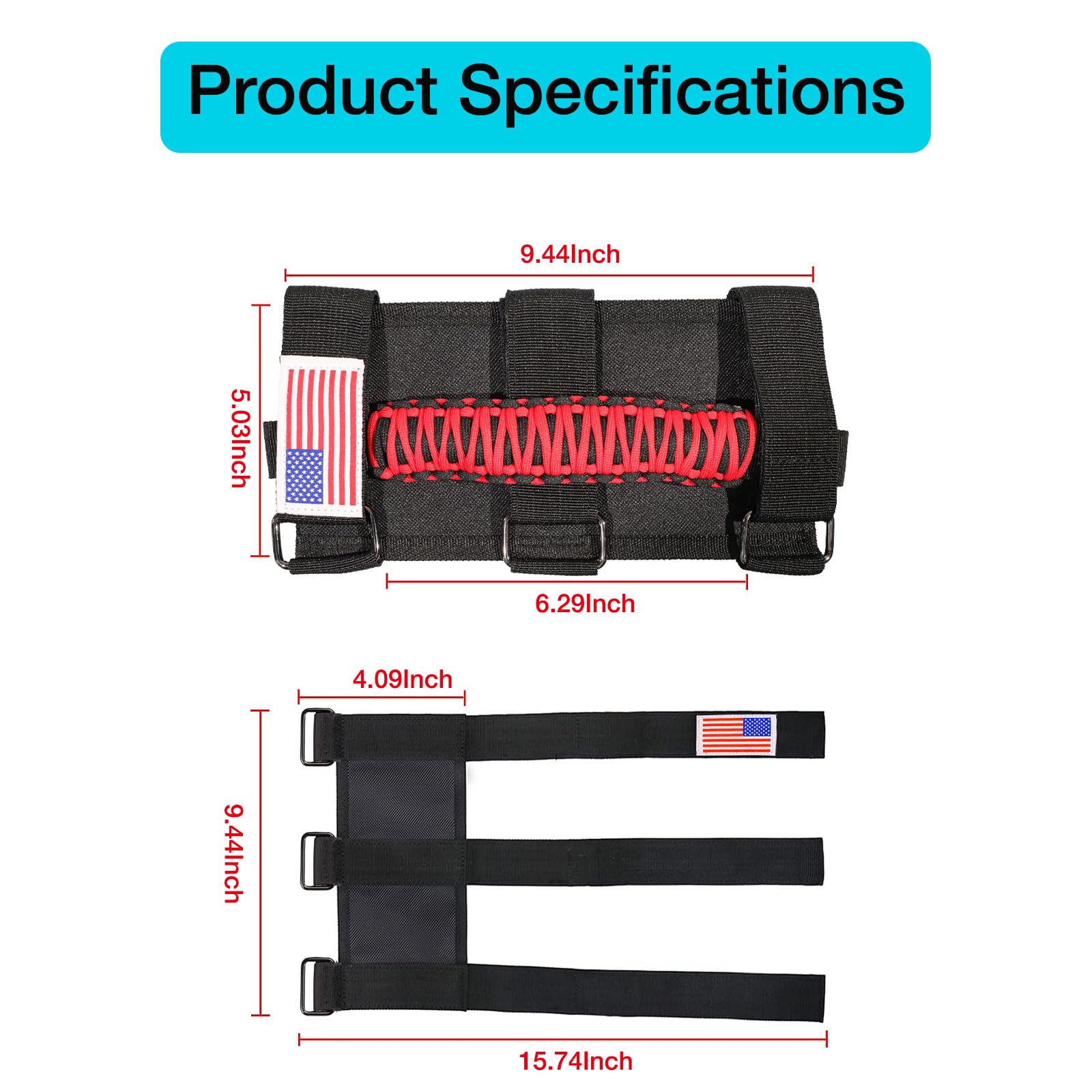 GAIZON grab handles support up to 360 lb for sturdy bracing