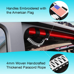 GAIZON grab handles with American flag pattern add visual style and utility