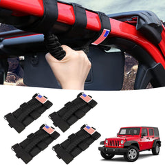 GAIZON grab handles on Jeep roll bar provide secure off-road grip